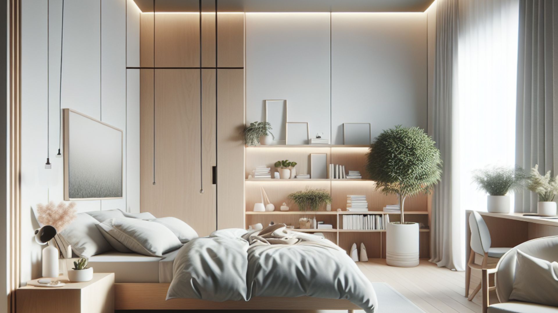 วิธีจัดห้องนอนแบบมินิมอล (Minimalist) พื้นที่น้อยก็อยู่สบาย