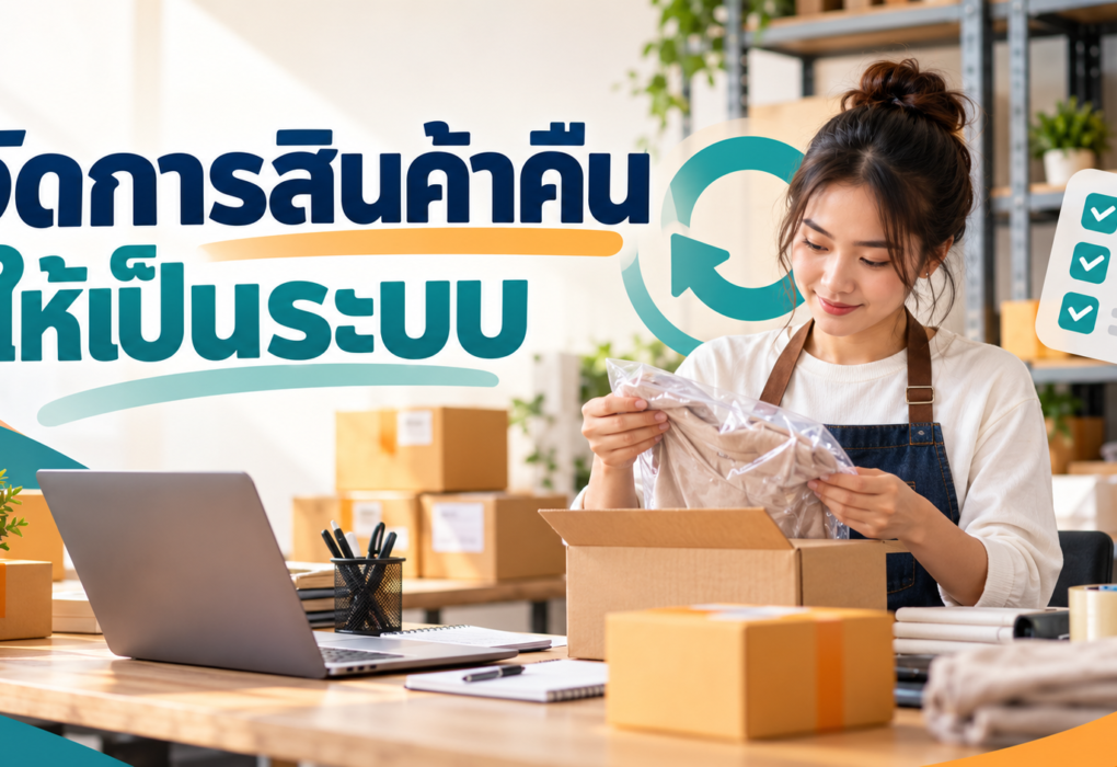 จัดการสินค้าคืนให้เป็นระบบสำหรับร้านออนไลน์